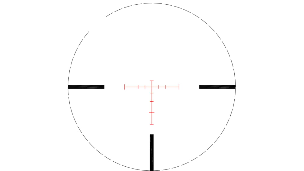 Nikko Stirling Diamond Long Range 6-24x50mm 30mm Tube Rifle Scope, Skeleton HMD Reticle, Matte Black, NDSI62450LRHMD