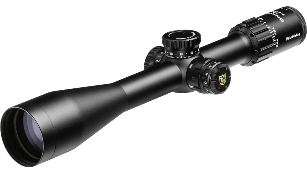 Nikko Stirling Diamond Long Range 6-24x50mm 30mm Tube Rifle Scope, Skeleton HMD Reticle, Matte Black, NDSI62450LRHMD