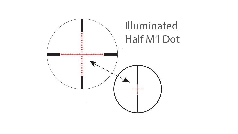 Nikko Stirling Gameking Rifle Scope 3-9x40mm Mil-Dot Reticle Matte Black Finish