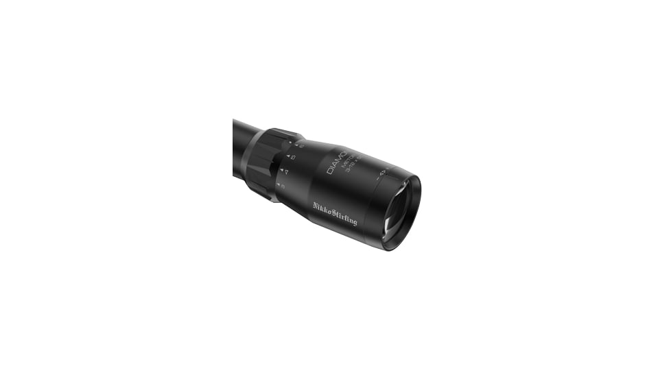 Nikko Stirling Metor 1-4x24mm Rifle Scope, 30mm Tube, Glass Reticle, Black, nsmeg1424