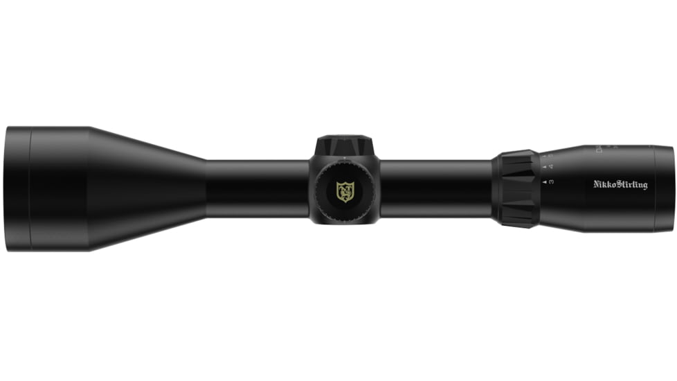 Nikko Stirling Metor 2.5-10x50mm Rifle Scope , 30mm Tube, Glass Reticle, 4 Dot, Black, nsmeg251050