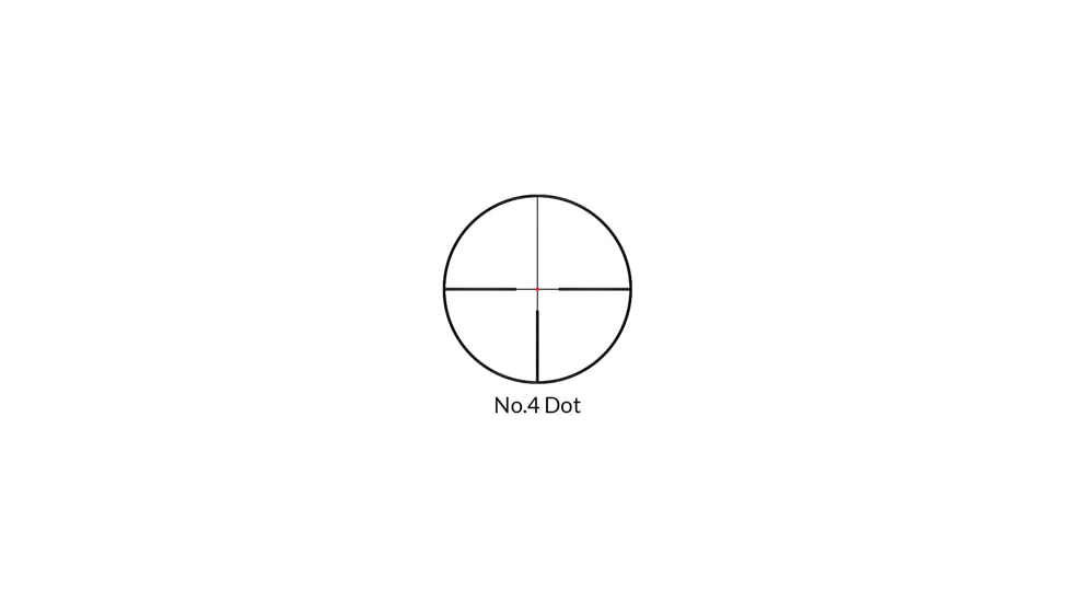 Nikko Stirling Metor 3-12x56mm Rifle Scope, 30mm Tube, Glass Reticle, 4 Dot, Black, nsmeg31256