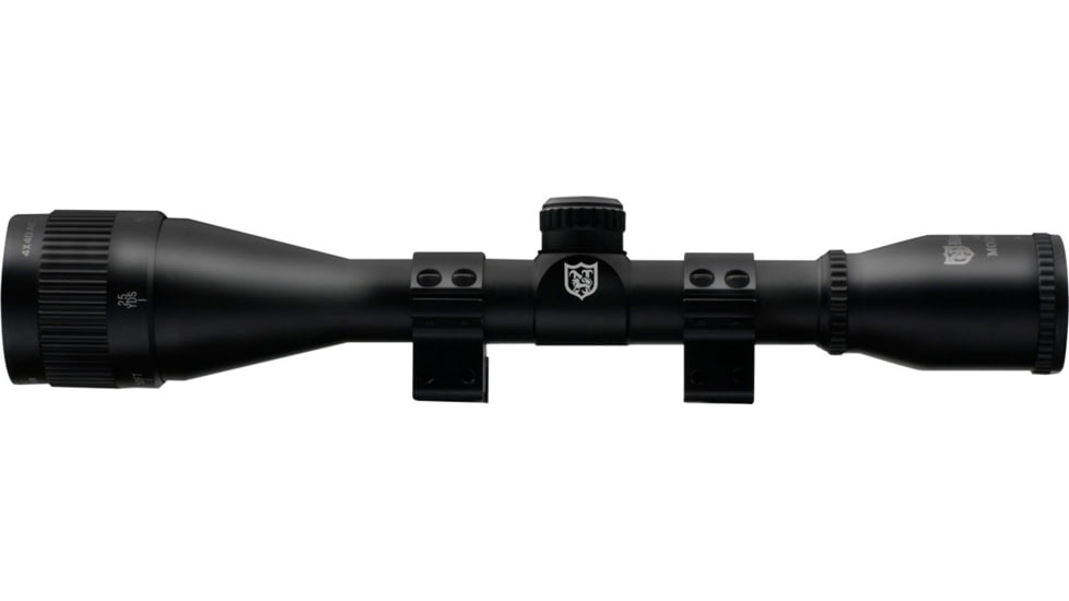 Nikko Stirling Mount Master AO 4x40mm 1inch Tube Rifle Scope, HMD Reticle, Matte Black, NMM440AO