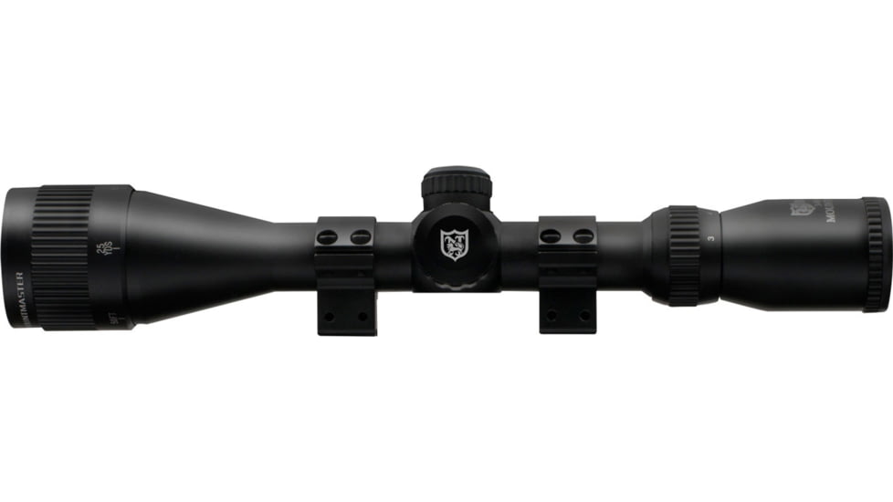 Nikko Stirling Mount Master Illumination 3-9x40mm 1inch Tube Rifle Scope, HMD Reticle, Matte Black, NMMI3940AO