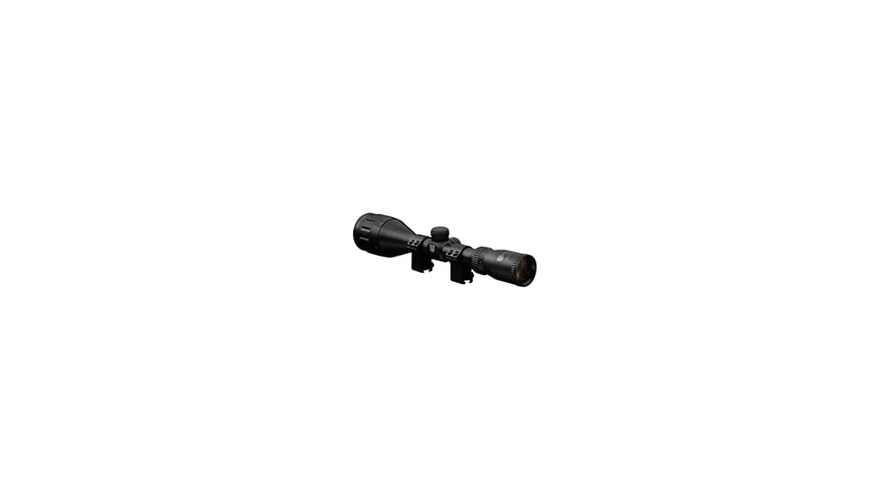 Nikko Stirling Mountmaster 3-9x50 AO Rifle Scope, 1in Tube, HMD Reticle, 1/4 MOA, Black, nmm3950aon