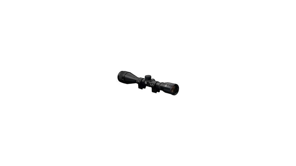 Nikko Stirling Mountmaster 4x40 AO Rifle Scope, 1in Tube, HMD Reticle, 1/4 MOA, Black, nmm440aon