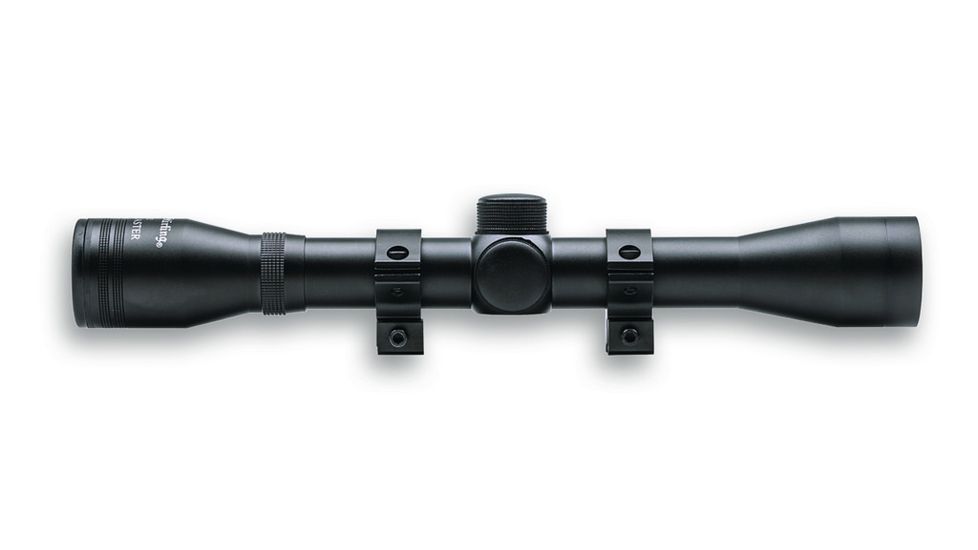 Nikko Stirling Mountmaster Rifle Scope, 3-9x40mm, 1 inch Tube, 4-Plex Reticle, Clam Pack, Black NMC3940WC