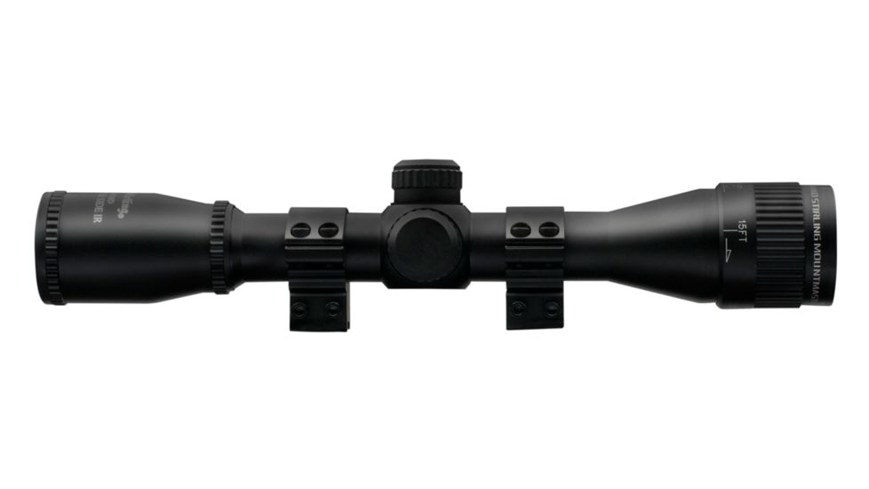 Nikko Stirling MountMaster Rifle Scope, 4x32mm MIL-Dot Reticle NMMI432AOWC