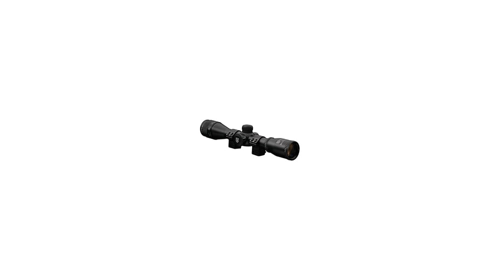 Nikko Stirling Mountmaster Silver Crown 4x32 AO IR Rifel Scope, 1in Tube, HMD Reticle, 1/4 MOA, Black, nmmi432aon
