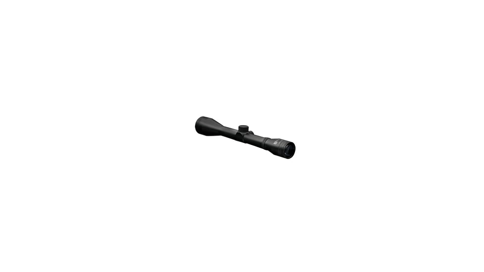 Nikko Stirling Mountmaster Silver Crown 4x40 AO Rifle Scope, 1in Tube, HMD Reticle, 1/4 MOA, Black, nsc440n