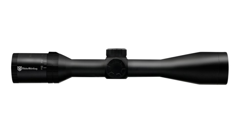 Nikko Stirling Panamax Rifle Scope 3-9x40, Hold Fast BDC Reticle, Wide F.O.V, Black, NSN N, NPW3940HF