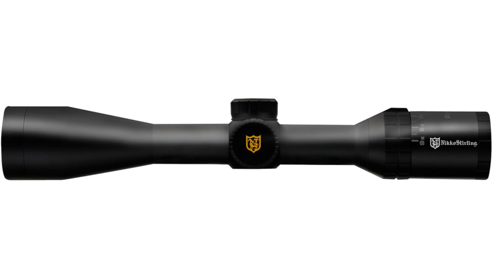 Nikko Stirling Panamax Wide FoV 3-9x40mm Rifle Scopes, 1in Tube, Dual Color Red/Green Illumination Half Mil-Dot Reticle, Black, npgi3940