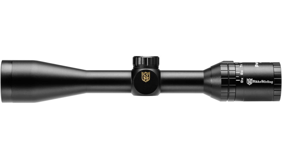 Nikko Stirling Panamax Wide FoV 3-9x40mm Rifle Scopes, 1in Tube, Half Mil-Dot Reticle, Black, npw3940