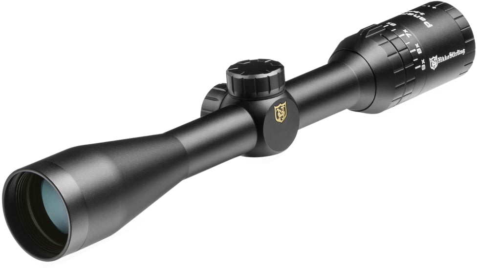 USED Nikko Stirling Panamax Wide FoV 3-9x40mm Rifle Scopes, 1in Tube, Half Mil-Dot Reticle, Black, npw3940, EDEMO1