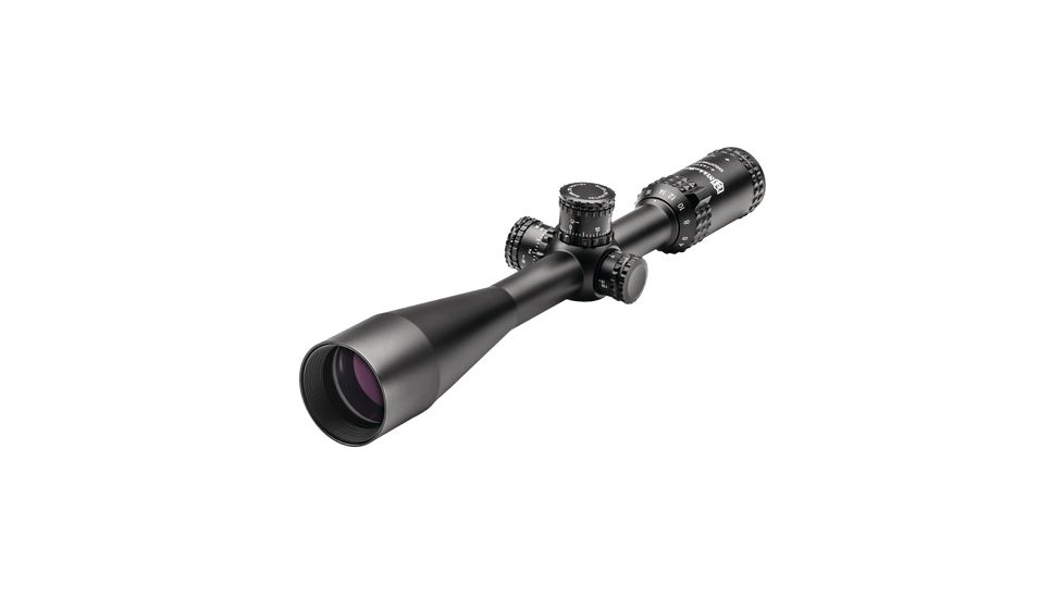 Nikko Stirling Targetmaster 6-24x50mm Side Saddle Parallax Adjustment 1 Inch Tube Half Mil-Dot Reticle Black Matte