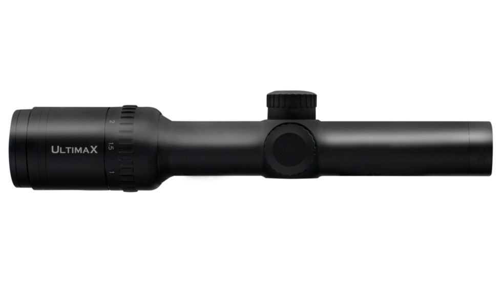 Nikko Stirling Ultimax Illuminated Rifle Scope 1-6x24, Heavy Post 4DOT Reticle, Black, NSN N, UL1624