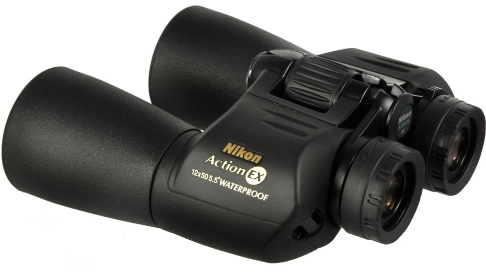 Demo, Nikon 12x50 Action Extreme Binoculars, Porro Prism, Waterproof, Black, 7246-DEMO