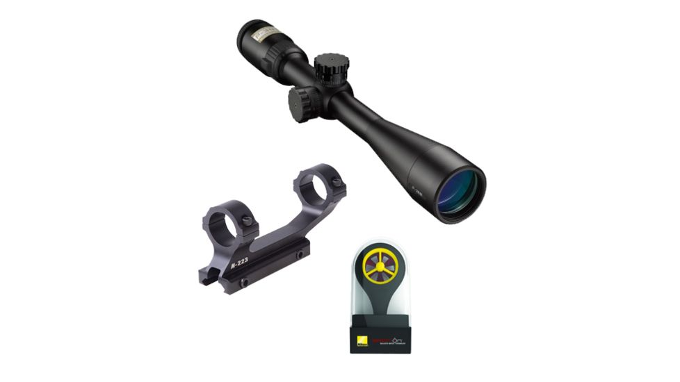 Nikon M-223 4-16x42mm Rifle Scope w/ BDC 600 Reticle and FREE Mount and Wind Meter 8493-KIT3
