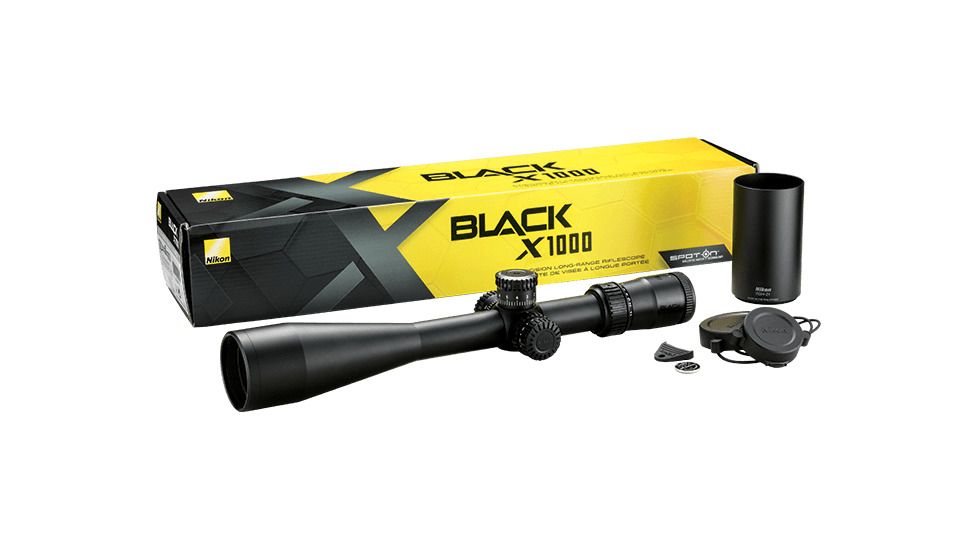 Nikon 6-24x50SF X1000 Rifle Scope,Illuminated X-MOA Reticle,Matte Black, 16423