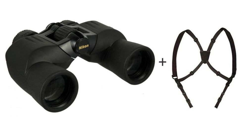 Nikon 8x40 Action Extreme Waterproof Binoculars w/ Nikon ProStaff Bino Harness