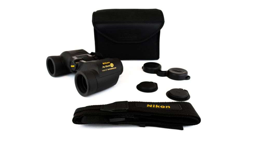 Nikon Action Extreme 7x35mm Porro Prism Matte Black Waterproof Binoculars 7237