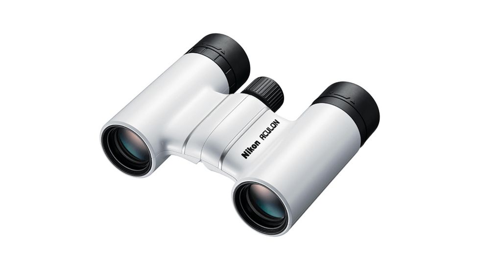 Nikon Aculon T02 8X21 Binoculars, White, 16734