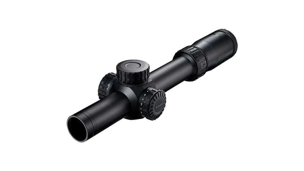 Nikon BLACK FORCE100 1-6x24 Rifle Scope, 30mm, Force-MOA Reticle, Illuminated, Black 16660