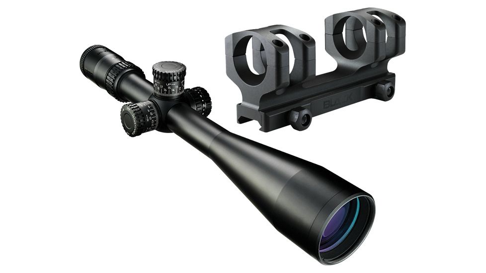 Nikon BLACK FX1000 6-24x50SF Illuminated Rifle Scope, FX-MOA FFP Reticle, Matte Black w/Free Nikon Precision Mount