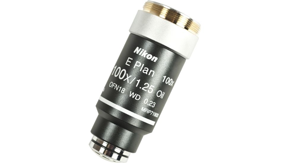Nikon CFI E Plan Objectives for Microscopes, Magnifications CFI E Plan Microscope Objectives 100X