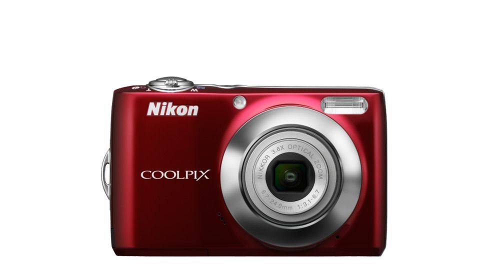 Nikon Coolpix 12 MP Digital Camera L22, Red