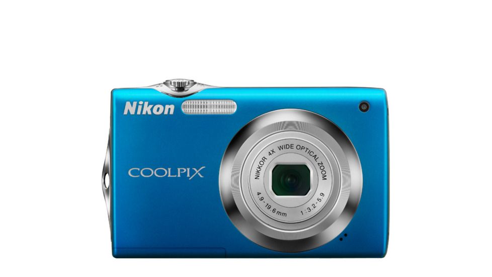 Nikon Coolpix Digital Camera S3000, Blue, 12 Mp