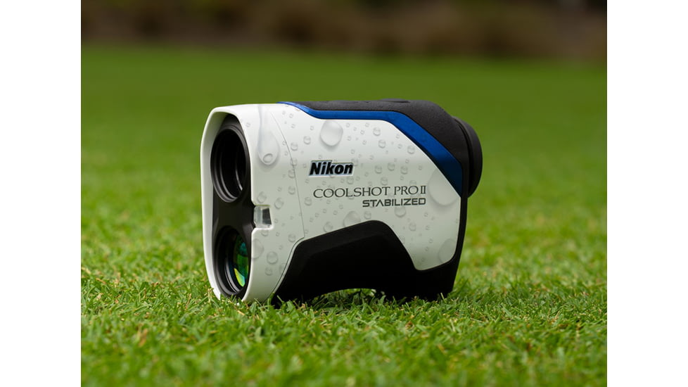 Nikon Coolshot PROII Stabilized Golf Rangefinder, White, 16758
