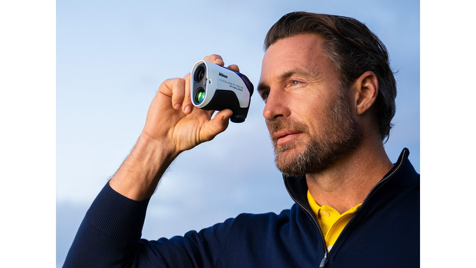 Nikon Coolshot PROII Stabilized Golf Rangefinder, White, 16758