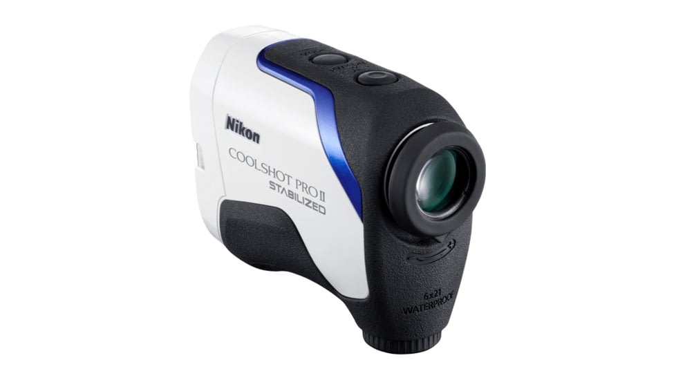 Nikon Coolshot PROII Stabilized Golf Rangefinder, White, 16758