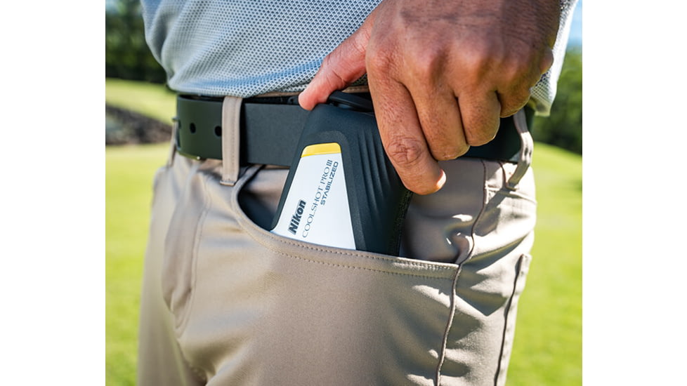 Nikon Coolshot ProIII Stabilized 6x21mm Golf Rangefinder, White, 16788