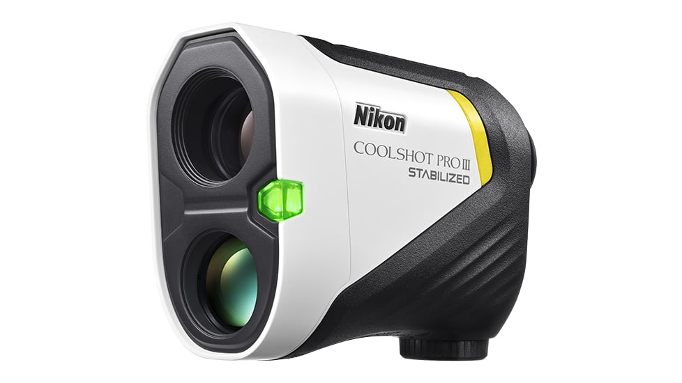 Nikon Coolshot ProIII Stabilized 6x21mm Golf Rangefinder, White, 16788