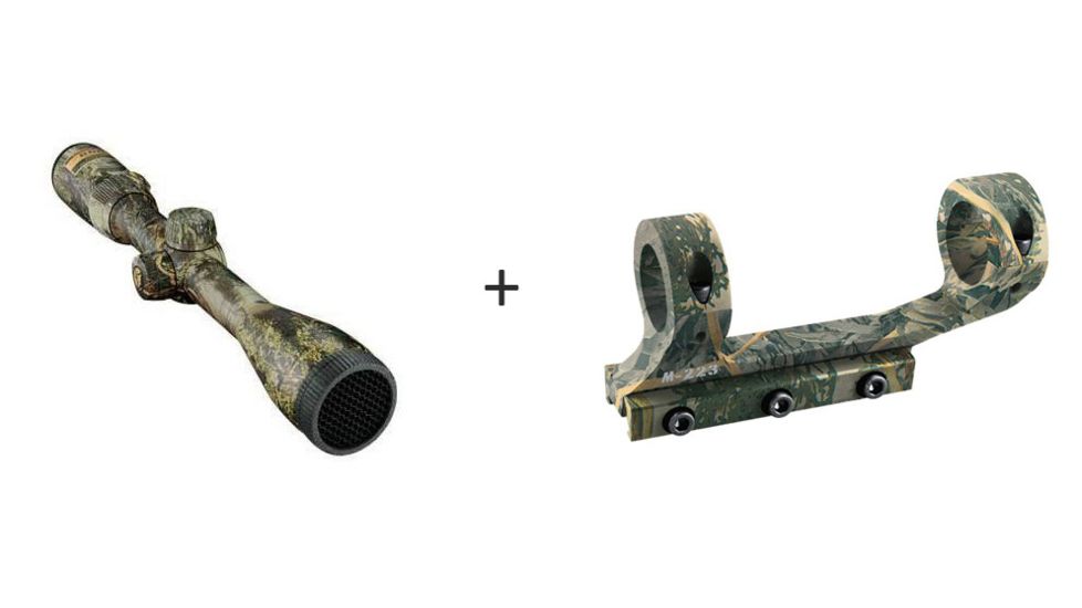 Nikon Coyote 3-9x40 Special Rifle Scope, Advantage Max-1 Camo, BDC Predator Ret, 8449 w/ Nikon M-223 Rifle Scope One-Piece Mount, RealTree Advantage Max-1 808