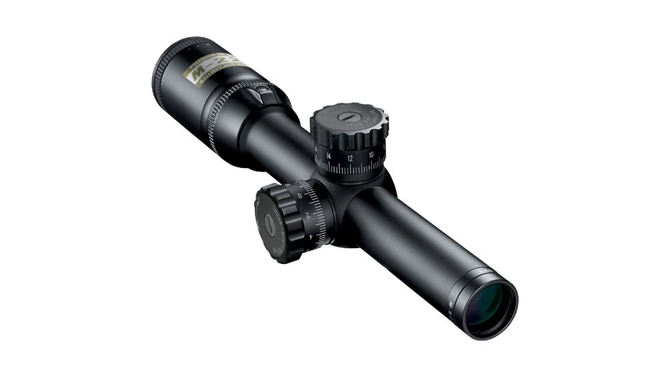 Nikon M-223 1-4x20mm Rifle Scope, Matte Point Blank Reticle w/ Interchangeable Turret 16300