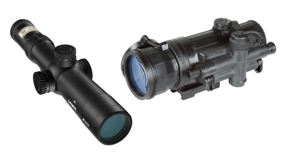 Nikon M-223 2.5-10x40mm Laser IRT M-223 Rifle Scope, Matte w/ BDC 600 Reticle and Armasight Co-mr-sd Night Vision Medium Range Clip-on System Standard Definition Generation 2+ w/adapter #3