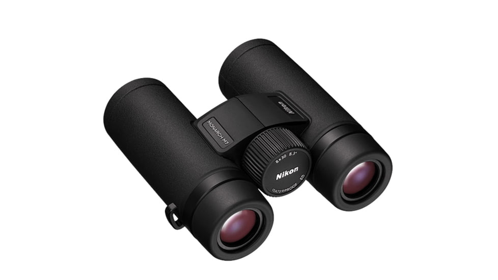 Nikon M7 8 x 30 Roof Prism Binoculars, Black, 16763