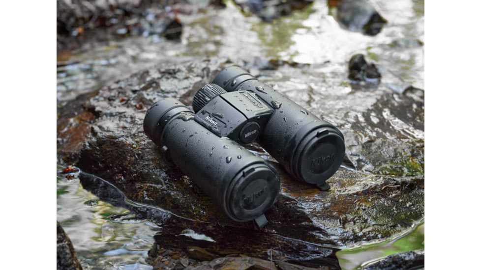 Nikon M7 8 x 42 Roof Prism Binoculars, Black, 16765