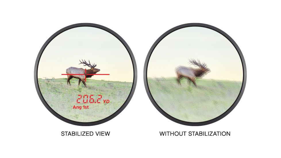 Nikon Monarch 3000 6x21mm Stabilized Laser Rangefinder,Black, 16556