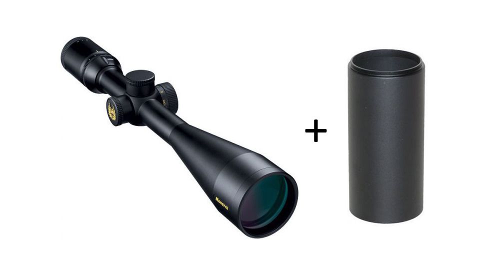 Nikon Monarch 4-16x50 Side Focus Rifle Scope, Matte Black w/BDC Reticle 8440 w/ Nikon Monarch Sunshade, 50mm Matte, 7166