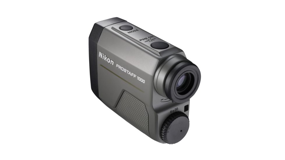 Nikon Prostaff 1000 Laser Rangefinder, 6x20mm, 6-1000 yards, 1 x CR2 Lithium Battery, Black, 16664