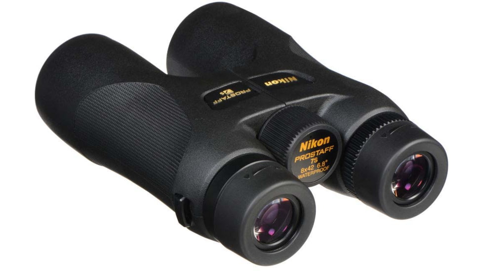 Nikon Prostaff 7S 8x42mm Roof Prism Waterproof Binoculars, Black, 16002