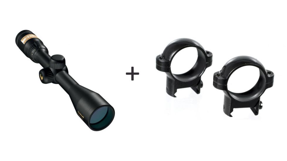 Nikon ProStaff Rimfire 3-9x40mm Rifle Scope w/ Burris Signature Zee Medium 1in Rifle Scope Rings