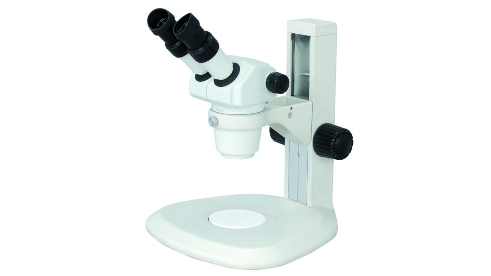 Nikon SMZ-445 10X Microscope 83600 Set with Objectives and Plain Focusing Stand 83600