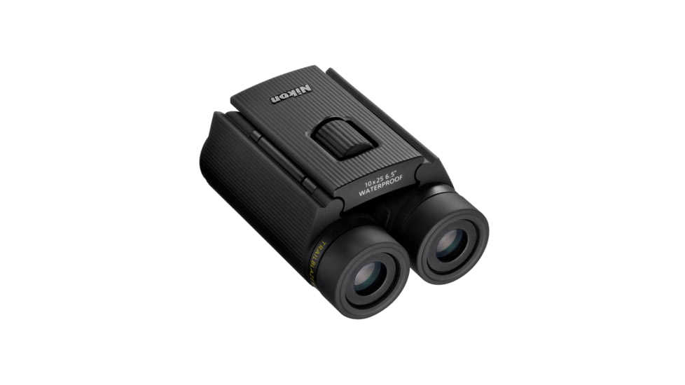 Nikon Trailblazer 10x25mm Porro Prism Binoculars, Black, Compact, 16853