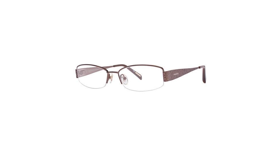 Nina Ricci NR2258F Progressive Prescription Eyeglasses - Frame Chocolate, Size 52/16mm NR2258F02