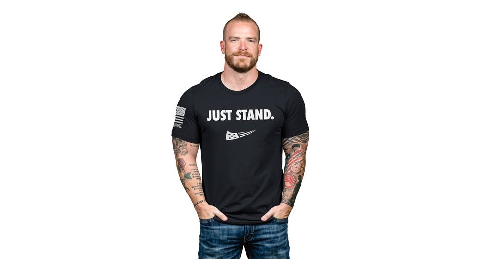 Nine Line Apparel Just Stand Men's T-shirt Black Medium